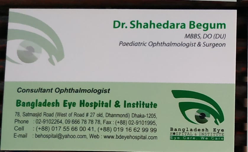DR. SHAHEDARA BEGUM